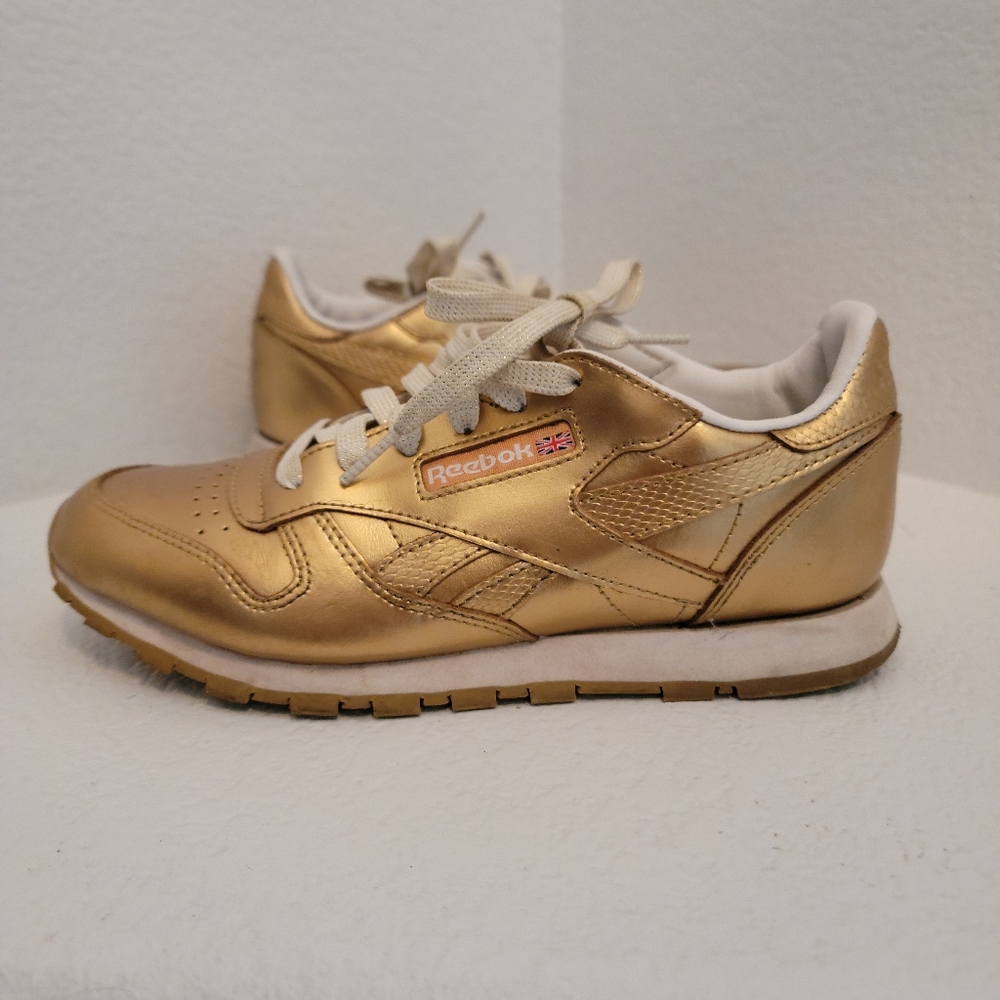 Gold Reebok